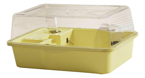 Jaula Para Hámster, Casa Para Hámster Con Botella Amarillo