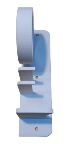 Imagen 3 de 4 de Soporte Para Secador Y Planchita Resistente. Elegí Tu Color.