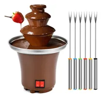 Comprar Fuente Chocolate Maquina Fusion Electrica 3 Nivele Fondue 6