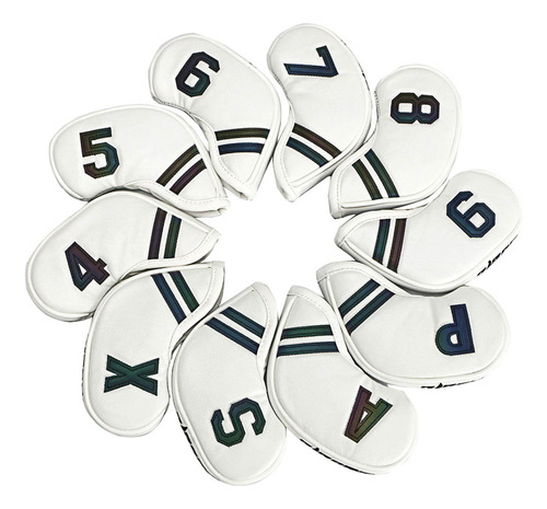 10 Piece Protective Golf Head Cover Set