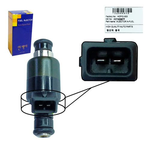 Imagen 8 de 10 de Inyector Daewoo Cielo 1997 1998 1999 Original 6 Huecos
