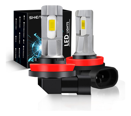 2x Bombillas Led De Luz Antiniebla H11 Luz Antiniebla Blanca