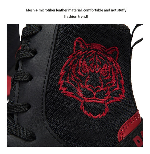 Botas Boxeo Lucha Libre Sanda Suela Resistente Desgaste,n