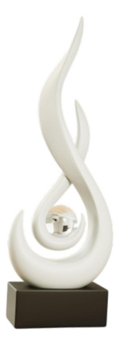 Estatua Abstracta De Fuego, Adorno De Escritorio,