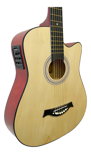 Imagem 2 de 8 de Violao Eletroacustico Seven Mini Folk Sve-17 N Natural