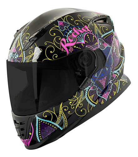 Casco Integral Mujer Joe Rocket Rkt 13 Heartbreaker Ngo Rsa