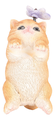 Cat Planter Hanging Ornaments Pot Hanger Statue Cute Animal