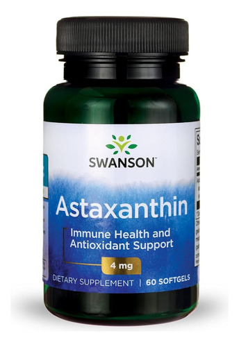 Swanson - Astaxantina 4mg 60 Softgels