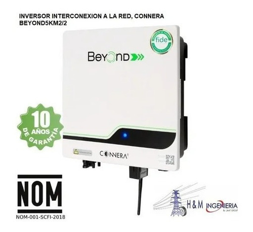 Inversor Beyond De Interconexión A Red Cfe 5 Kw Monofásico