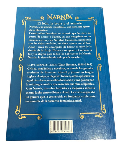 Libro Narnia El Leon, La Bruja Y El Armario (Usado)