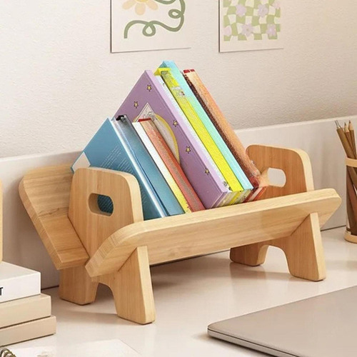 Estante De Mesa Para Crianças Estante De Livros De Madeira