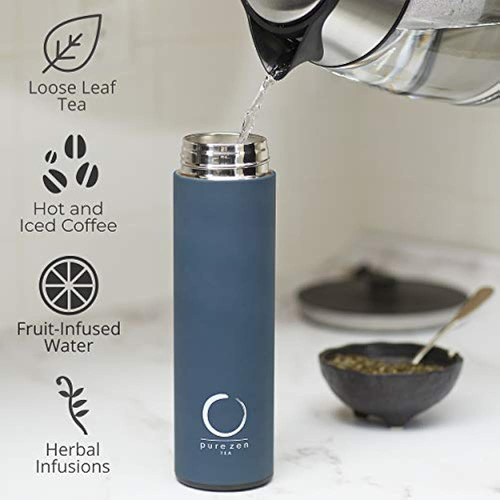 Termo De Té Pure Zen Con Infusor - Vaso Infusor De Té Con Ai