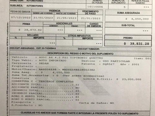 Imagen 12 de 12 de Audi A6 4.2 V8