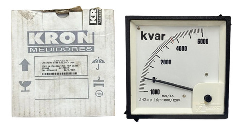 Varimetro Ev96 Esq. 10 450/5a 11000/120v Trmv 3630kvar Kron