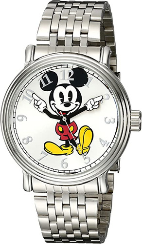 Disney Mickey Mouse - Reloj Analógico De Cuarzo Con Manos