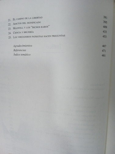 El Mundo Y Sus Demonios./ Carl Sagan (Usado)