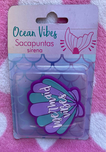 Sacapuntas Sirena Concha Ocean Vibes Prichos