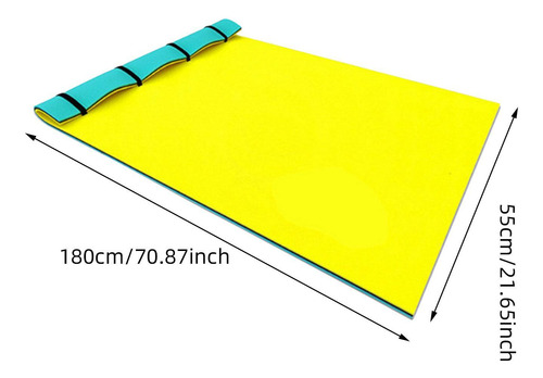 70.8x21.6 Pulgadas De Agua Flotante De Piscina Colchón De