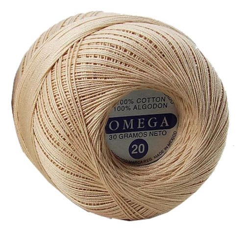 5 Cajas Hilo Crochet Omega #10, 20 O 30 (12 Pzs C/u)