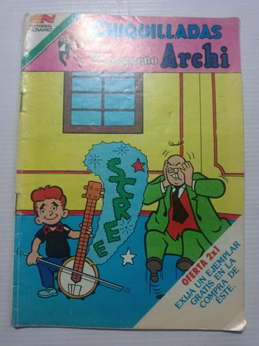 Chiquilladas Presenta El Pequeño Archi Año 1982 Ed. Novaro 