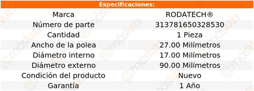 (1) Polea Tensora Accesorios Tracker 2.0l 4 Cil 99/03