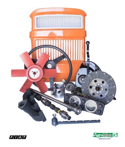 Imagen 3 de 4 de Rejilla Delantera Superior Tractor Fiat 640 Italiano
