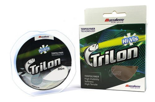 Linha Mono. Mazzaferro Trilon Hi-vis 0.45mm - 300 Metros