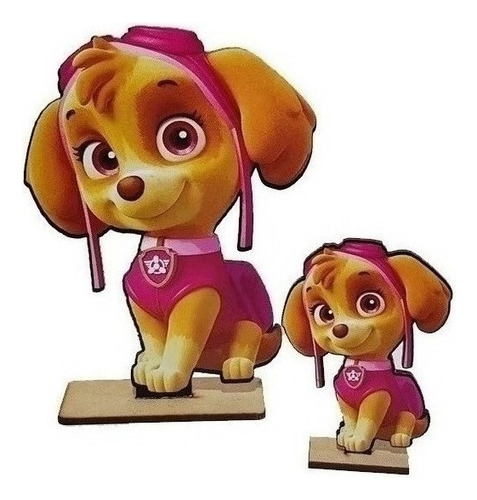 30 Souvenir+6 Centros+1 Gigante Paw Patrulla Canina Skye