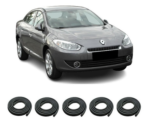 Renault Fluence Burletes Puertas Delanteras + Traseras +baul