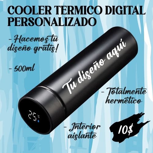 Cooler (termo) Térmico Digital Personalizado (rotulado)
