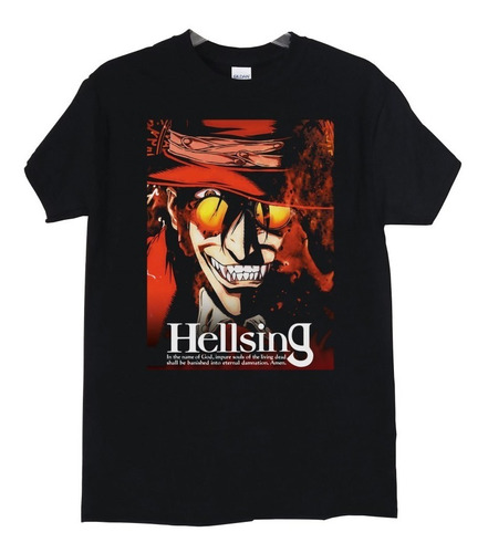 Polera Hellsing Face In The Name Of God Anime Poleradicto