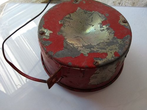 Antigua Trompeta Para Perifoneo O Bocina De Metal Decoración (Usado)
