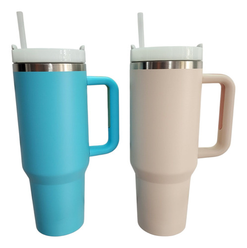 Vaso Termico Quencher 1,2l 1200ml Frio/calor Rosa Lisa