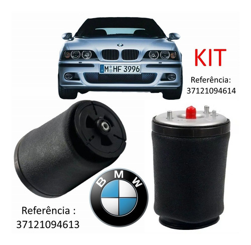 Cods: 094613/094614 - Par Bolsa De Ar Bmw Traseira Esq./dire