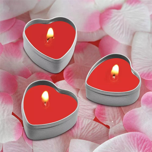 Tarro De Metal En Forma De Corazón, Tarro Para Velas, 15 Pie