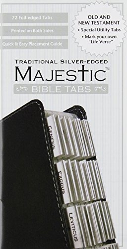 Majestic Traditional Silver-edged Bible Tabs -..., de Claire, El. Editorial Ellie Claire Gifts en inglés