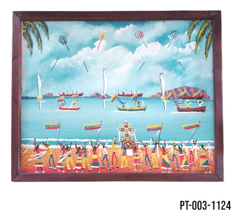 Cuadro Decorativo 60x50 Cm De Rodolfo Albarrán, Cruz De Mayo