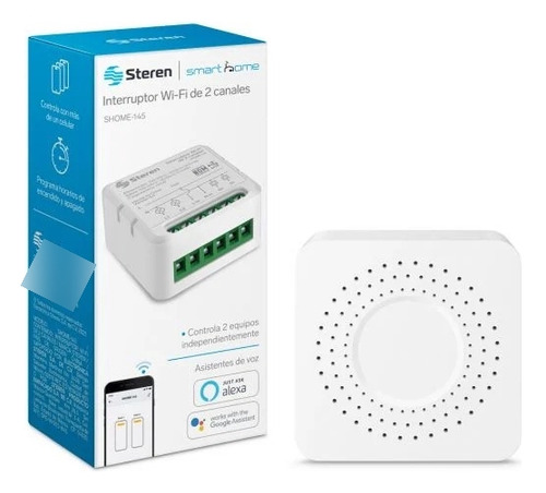 Interruptor Wi-fi De 2 Canales Steren