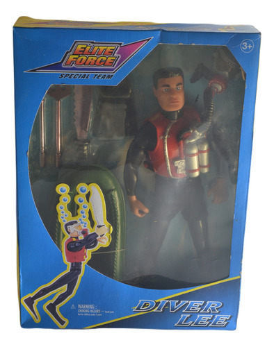 Figura Elite Force Temerario Action Man Max Steel 12 Pulgada