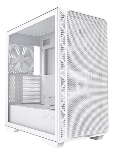 Gabinete Gamer Montech Air 903 Base, Mid Tower E-atx, 3 Fans Cor Branco