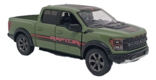 Camioneta Coleccion Ford F-150 Raptor 2022 Kinsmart 1/46 Ver