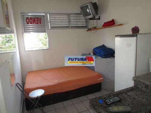 Imagem 6 de 12 de Kitnet Com 1 Dormitório À Venda, 14 M² Por R$ 90.000,00 - Itararé - São Vicente/sp - Kn0122