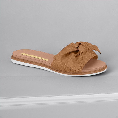 Chinelo Sandália Feminino Moleca Slide Laço