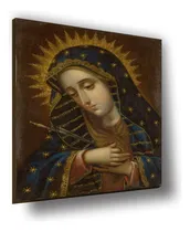 Comprar Cuadro Canvas Bastidor Sacro Nuestra Señora Dolores 100x80
