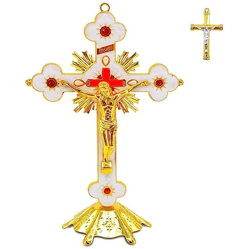 Cruz De Altar De Jesús, Decoración Religiosa De Cruci...