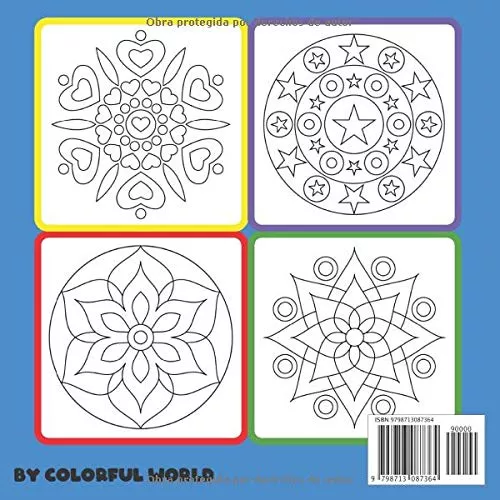 Libro de Colorear para Adultos con Demencia:Mandala No.1: Una serie de  sencillos libros para colorear para principiantes, personas mayores (ayuda  para