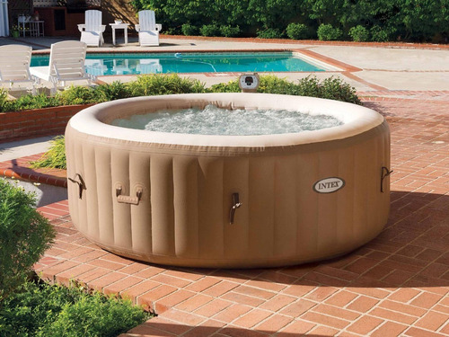 Jacuzzi Spa Inflable Intex Pileta Terapia De Burbujas Motor!