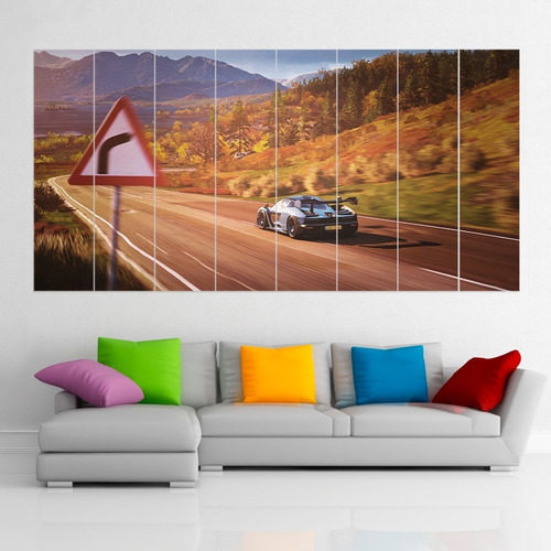 Cuadro Poliptico Forza Horizon 2022 Xxl Art 192x100cm