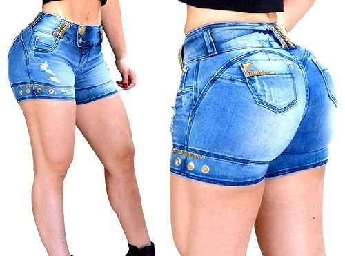 shorts jeans levanta bumbum