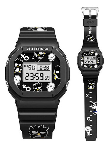 Sanrio - Reloj Digital De Badtz Maru Black